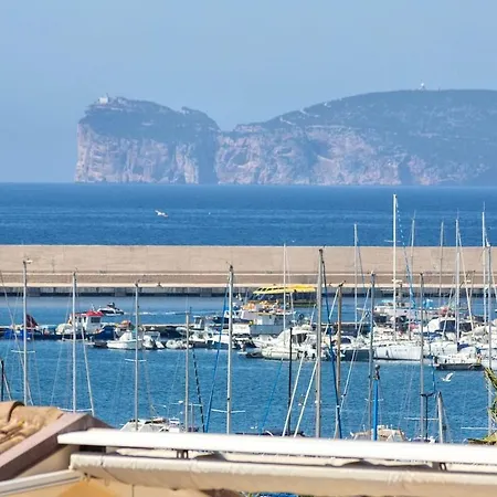 Blue Harbor Terrace View Unit With Terrace Overlooking The Sea Lejlighed Alghero